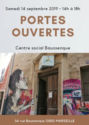 Affiche portes ouvertes Centre Baussenque
