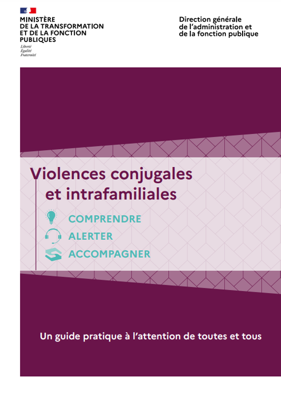 Violences conjugales et intrafamiliales. Comprendre, alerter, accompagner