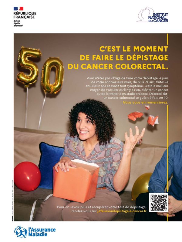 Nouvelles affiches sur le dépistage du cancer colorectal