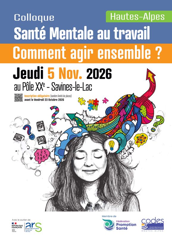 Colloque "Santé mentale au travail : comment agir ensemble ?"