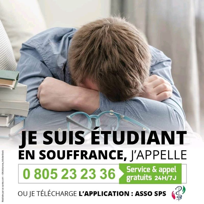 Un numéro de soutien psychologique pour les étudiant.e.s