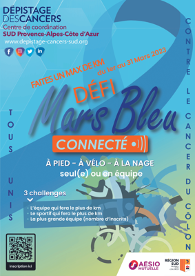 Défi Mars Bleu connecté