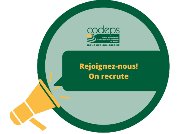 Le CoDEPS13 recrute un.e chargé.e de projets en éducation et promotion de la santé