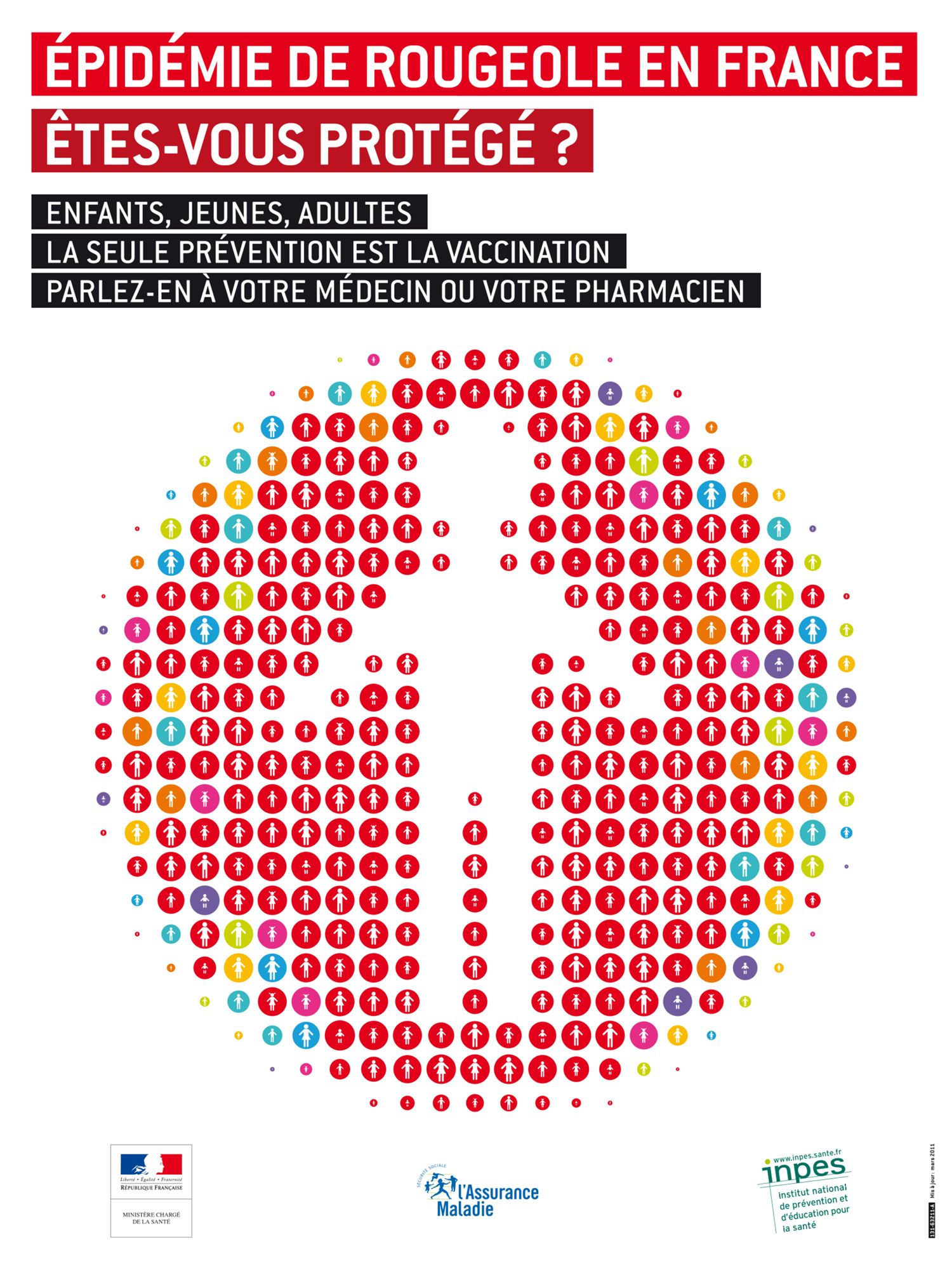 Vigilance renforcée dans le cadre d'une recrudescence de la rougeole en France