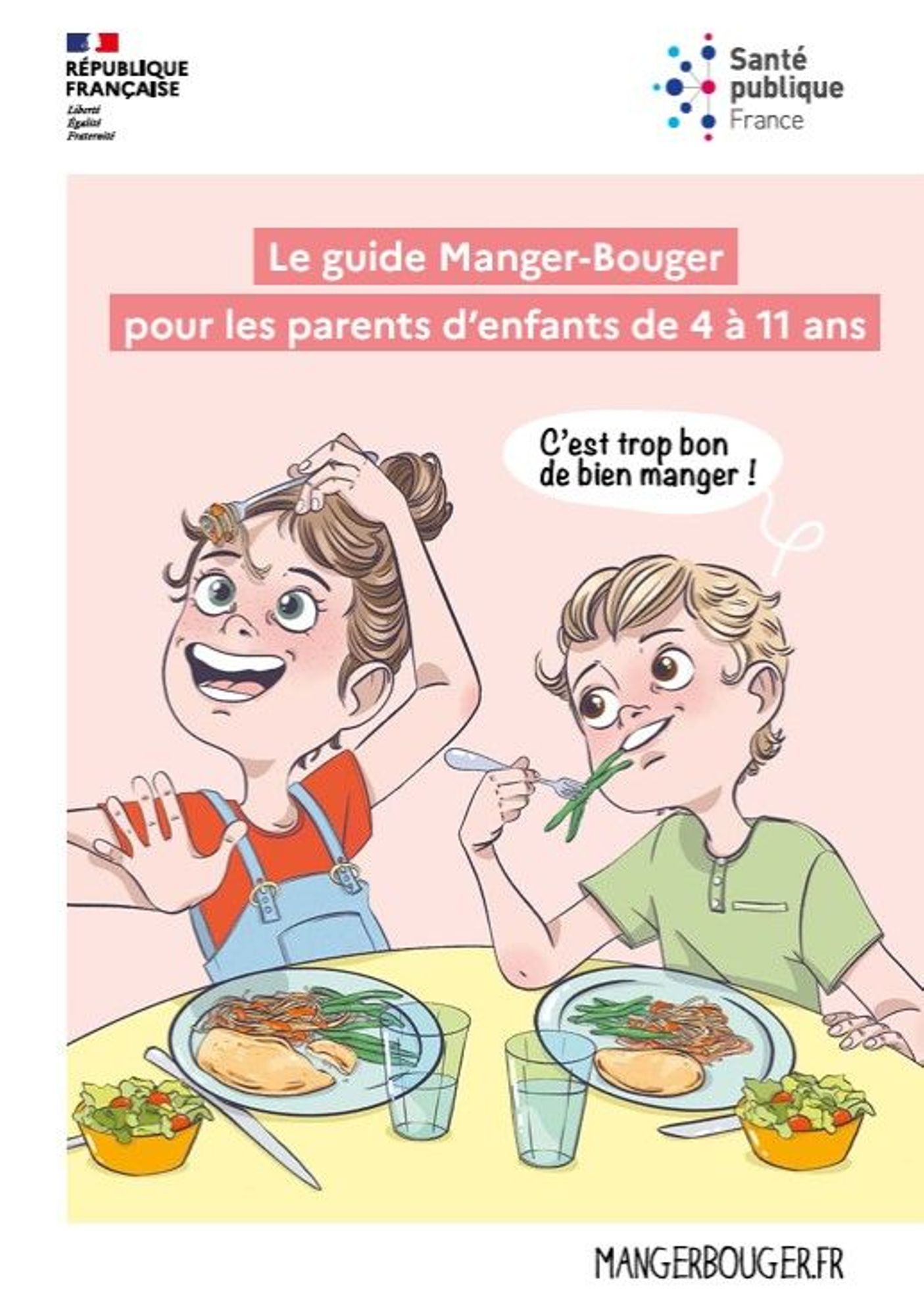 Nouveau guide Manger-bouger pour les 4-11 ans