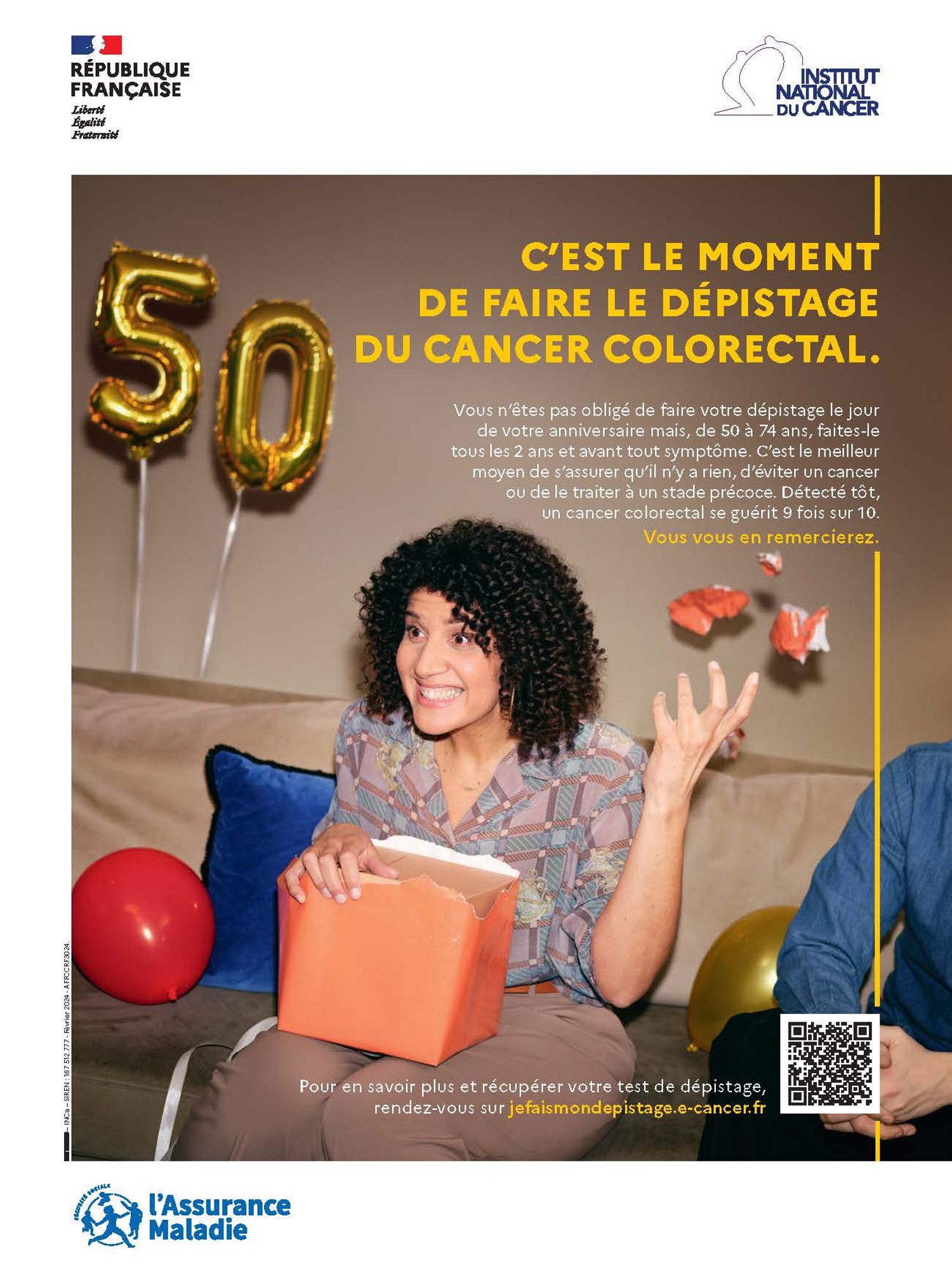 Nouvelles affiches sur le dépistage du cancer colorectal