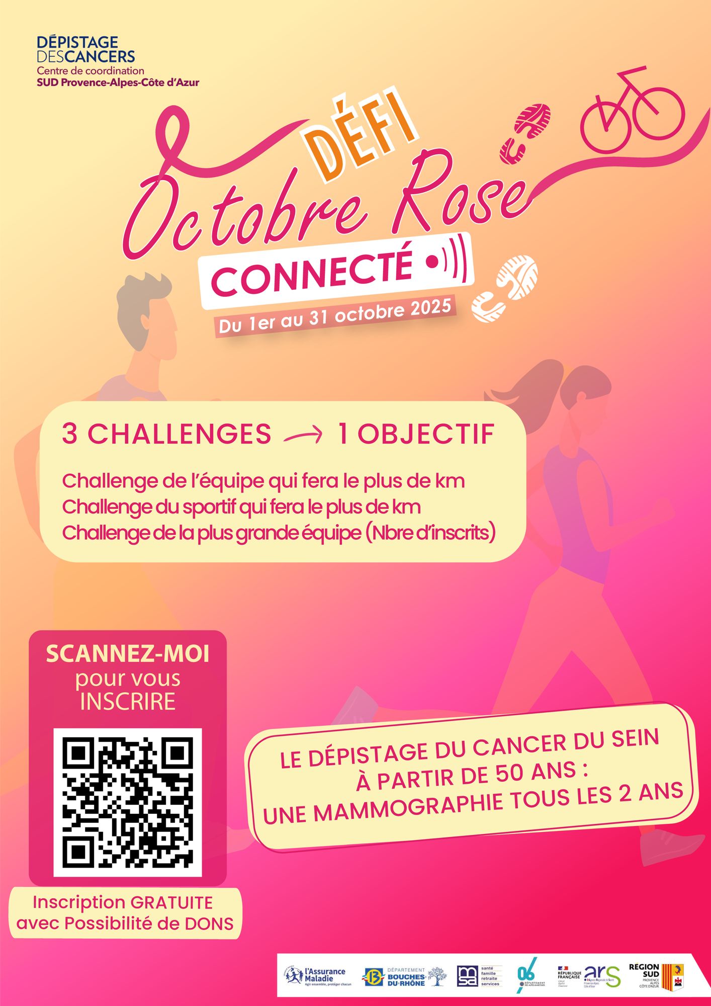 Défi connecté octobre rose 2025