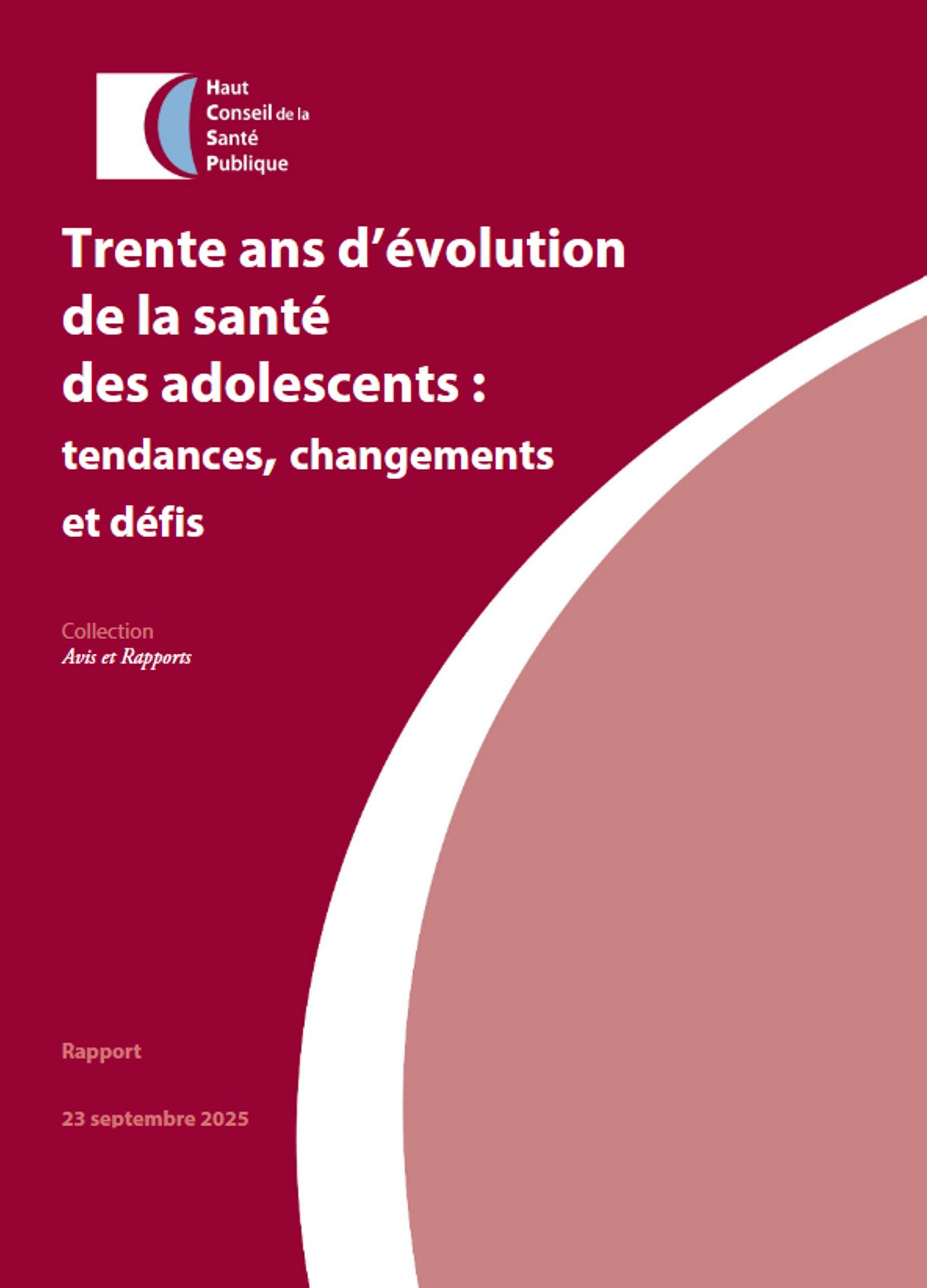 Trente ans d'évolution de la santé des adolescents : tendances, changements et défi