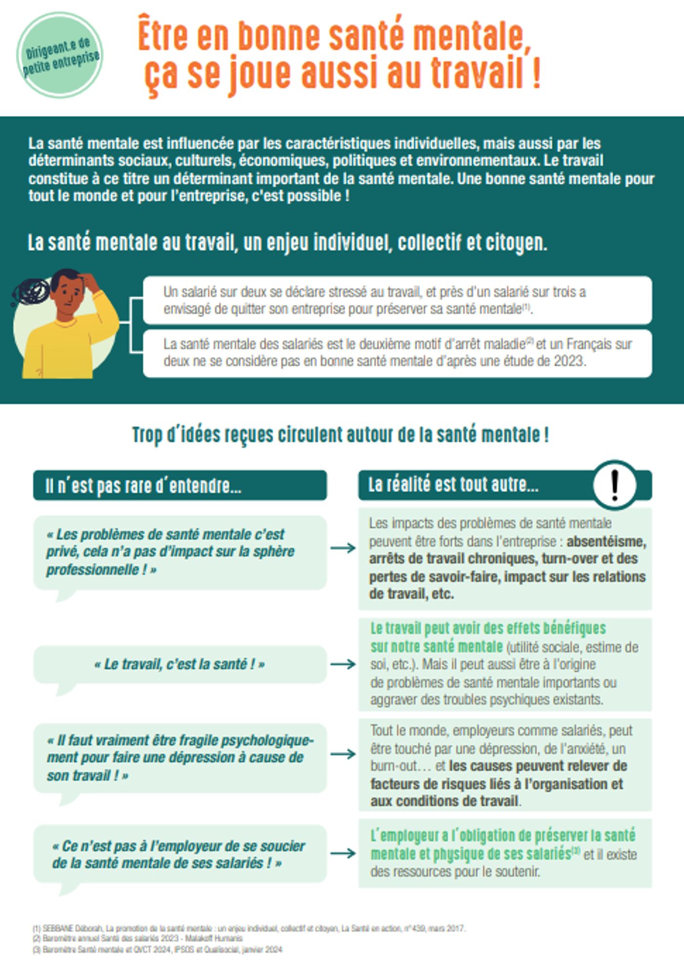 Plaidoyer sur la santé mentale au travail