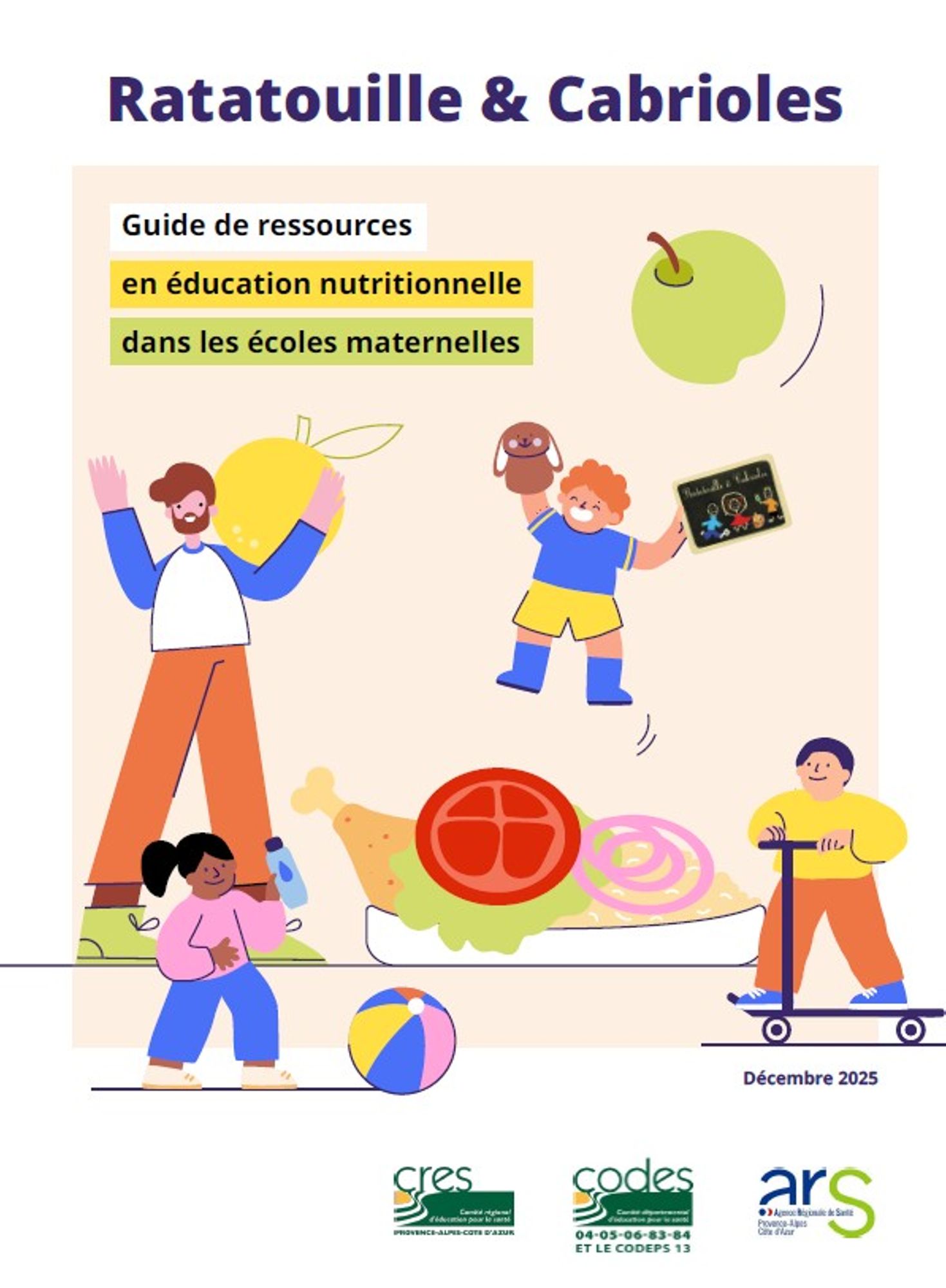 Programme Ratatouille & Cabrioles : le Guide ressources est sorti