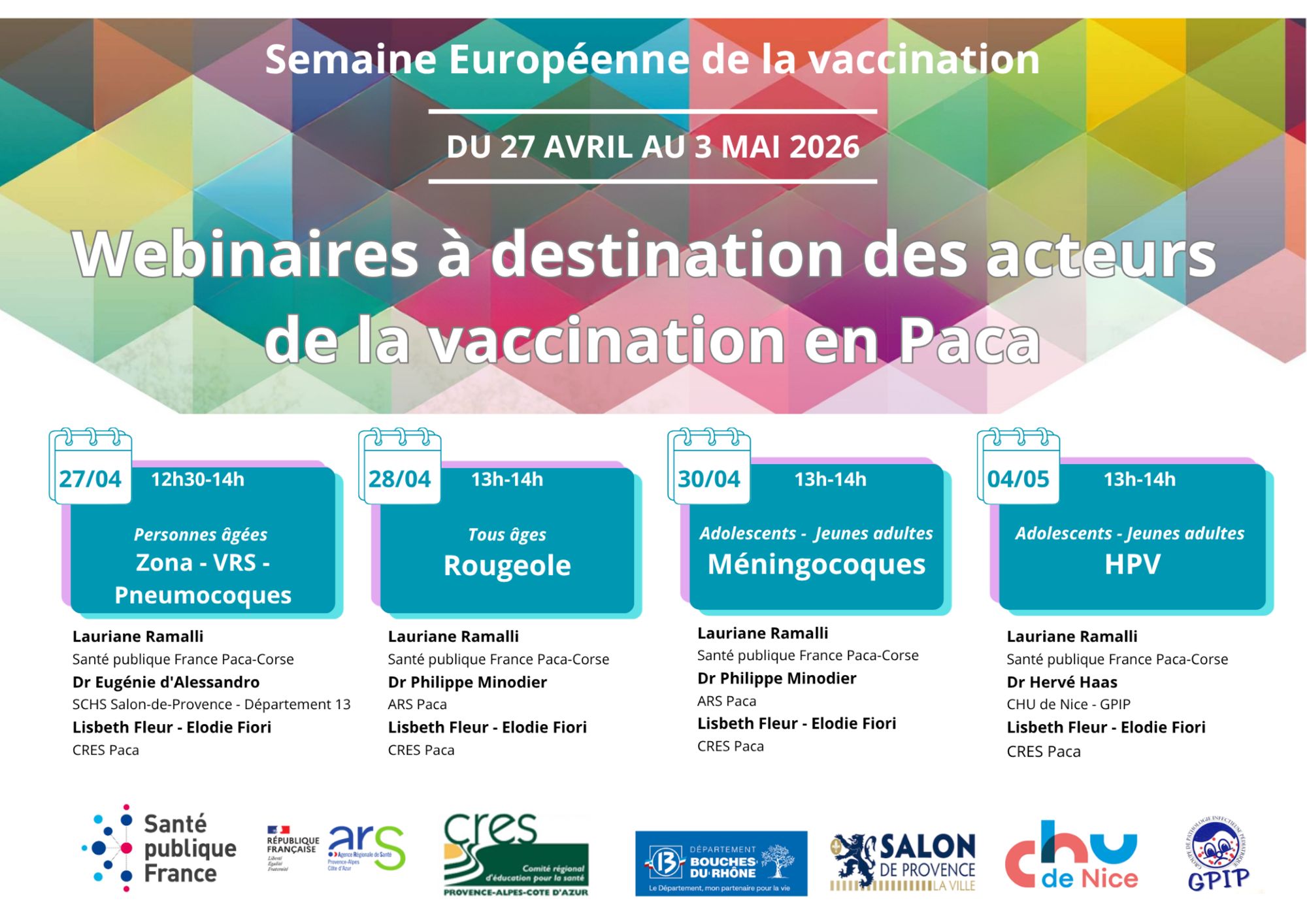 Webinaires vaccination