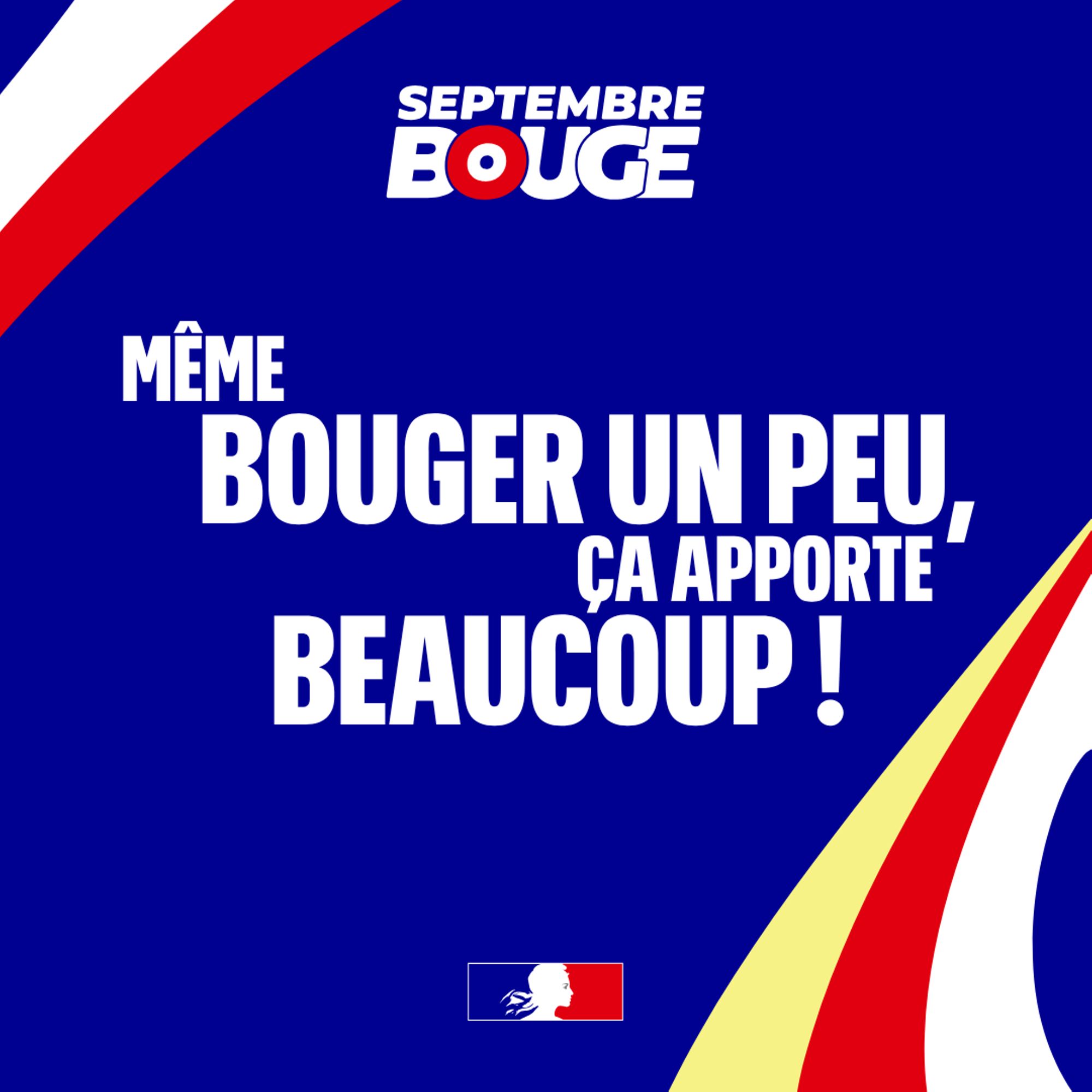 Septembre Bouge :  une campagne nationale lancée par le Ministère des sports