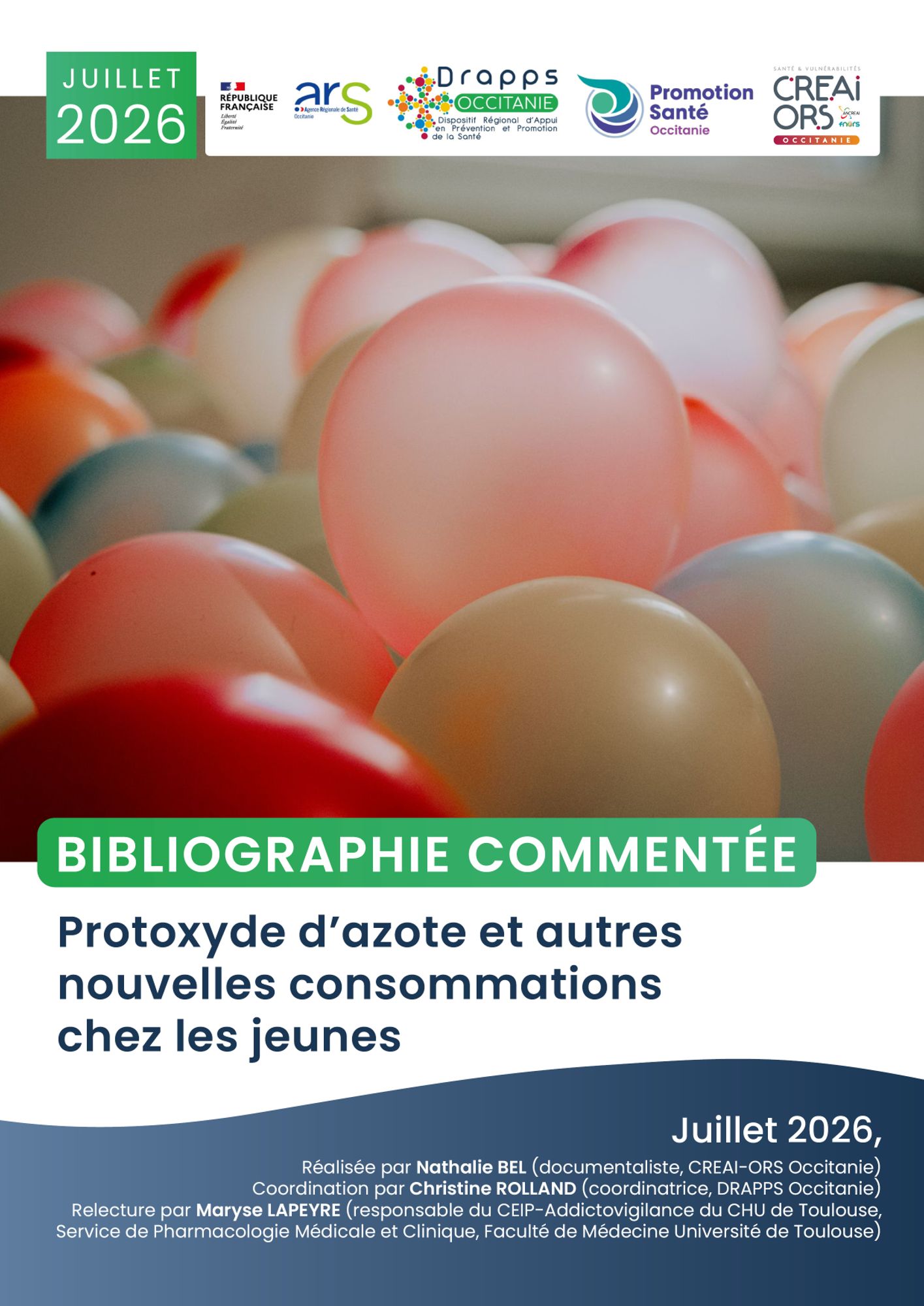 Protoxyde d'azote et autres nouvelles consommations chez les jeunes