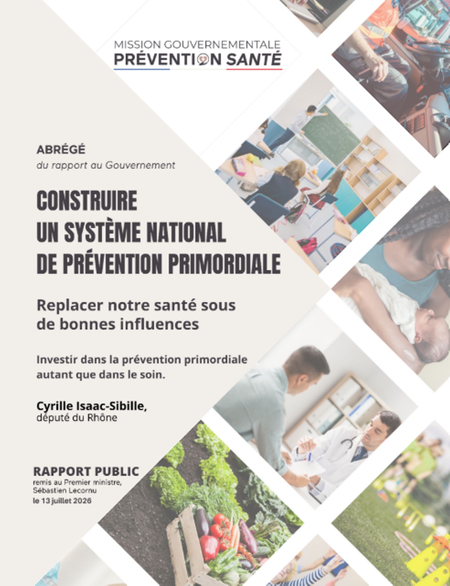 Construire une prévention primordiale. Replacer la santé sous de bonnes influences