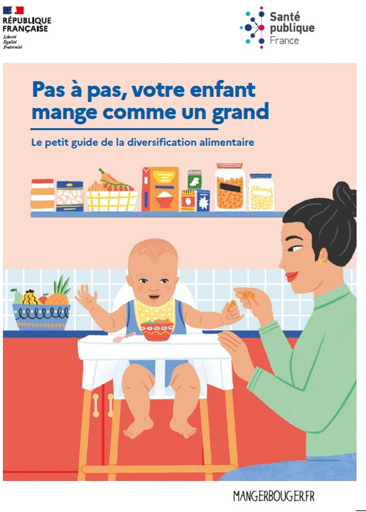 Pas à pas, votre enfant mange comme un grand
