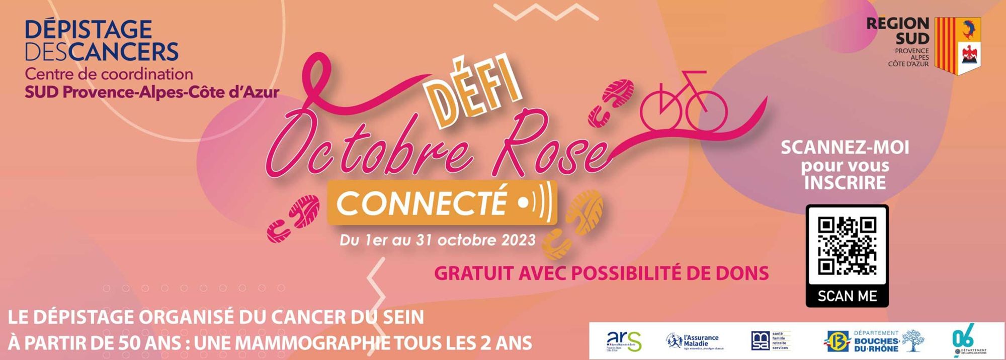Défi connecté octobre rose 2023