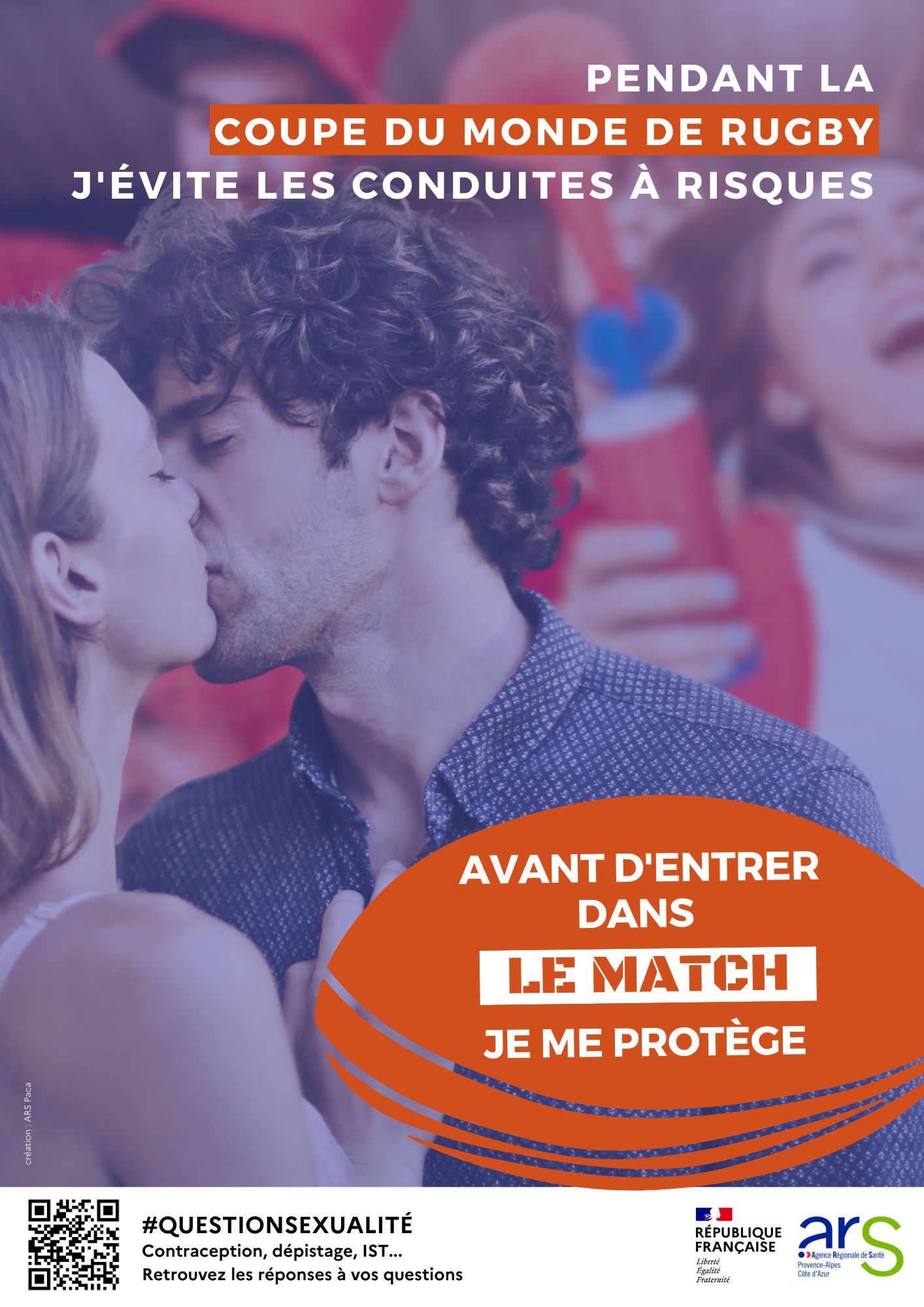  Pendant la Coupe du monde de rugby, j'évite les conduites à risques