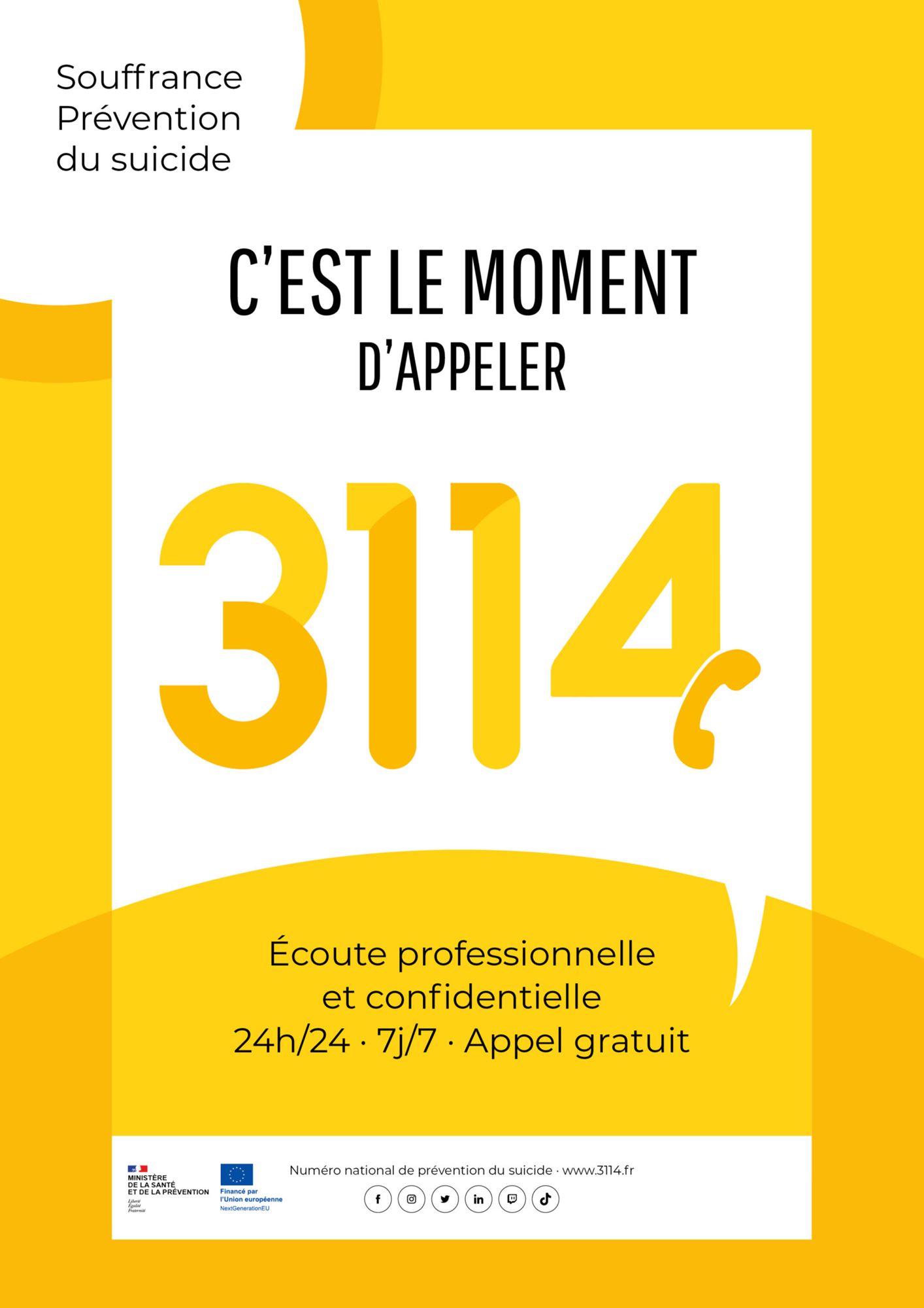 Journée mondiale de la prévention du suicide : 10 septembre 2023