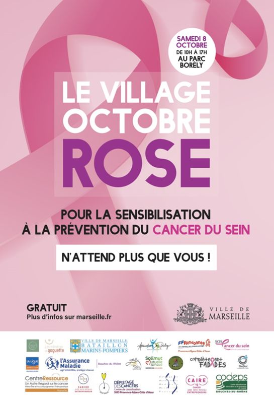 Du rose pour Marseille en Octobre 2022