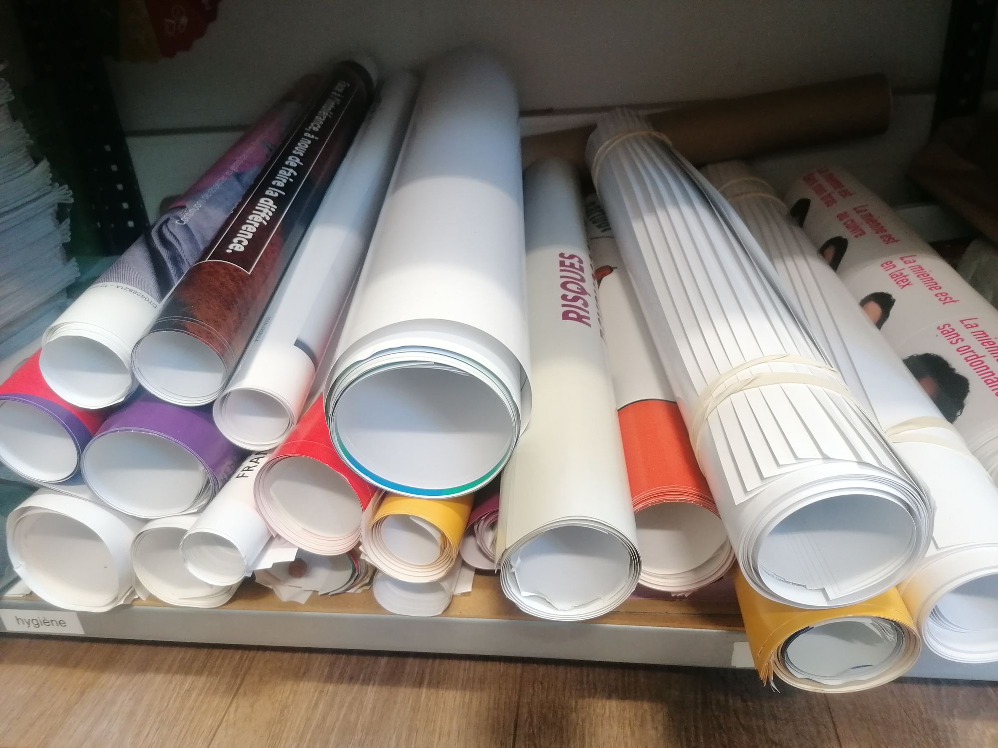 Le pôle ressources désherbe ses affiches