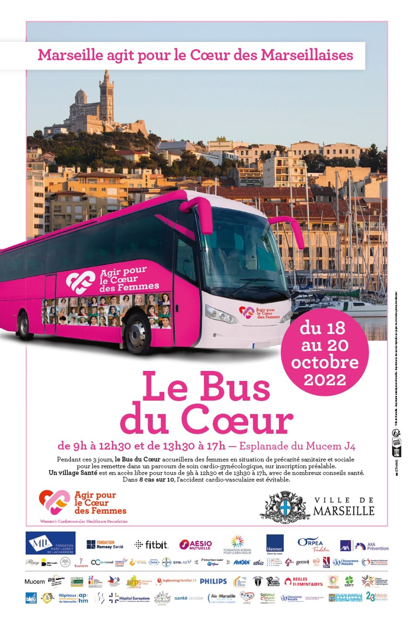 Marseille agit pour le coeur des Marseillaises