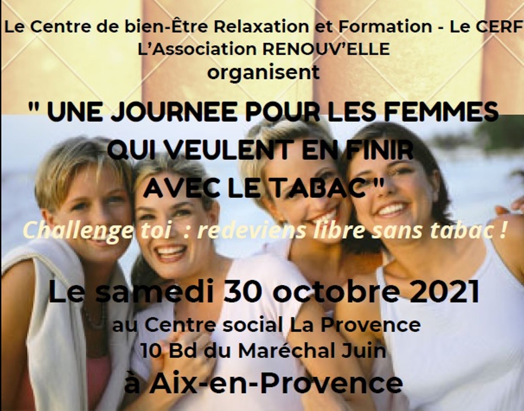 Une journée pour les femmes qui veulent en finir avec le tabac