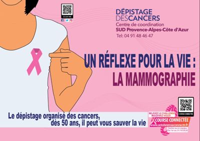 Octobre rose 2020 - Un réflexe pour la vie : la mammographie